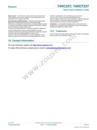 74HC257D/AUJ Datasheet Page 16