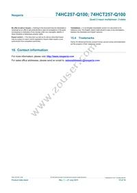 74HC257PW-Q100J Datasheet Page 15