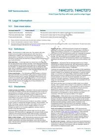 74HC273N Datasheet Page 19