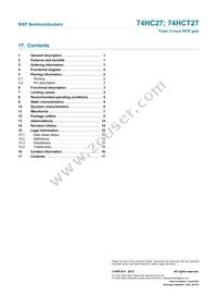 74HC27N Datasheet Page 17