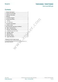 74HC2G02GD Datasheet Page 12