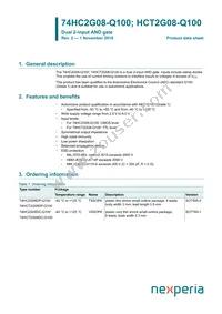 74HC2G08DP-Q100H Datasheet Cover