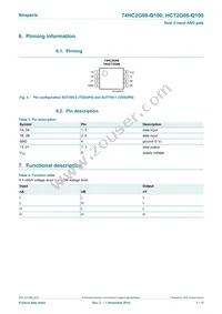 74HC2G08DP-Q100H Datasheet Page 3