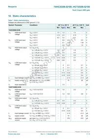 74HC2G08DP-Q100H Datasheet Page 5