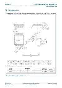 74HC2G08DP-Q100H Datasheet Page 9