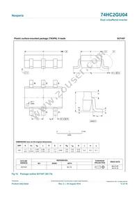 74HC2GU04GV Datasheet Page 12