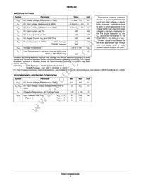 74HC32DTR2G Datasheet Page 3