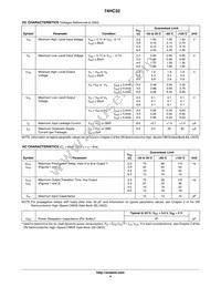 74HC32DTR2G Datasheet Page 4