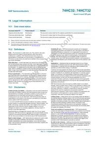 74HC32N Datasheet Page 15