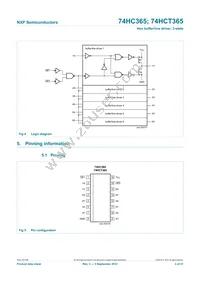 74HC365N Datasheet Page 3