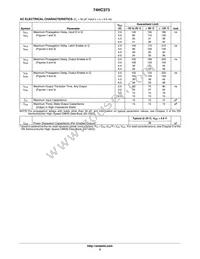 74HC373DTR2G Datasheet Page 5