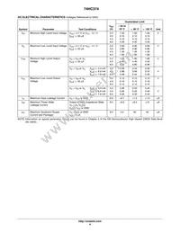 74HC374DTR2G Datasheet Page 4