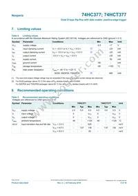 74HC377DB Datasheet Page 5