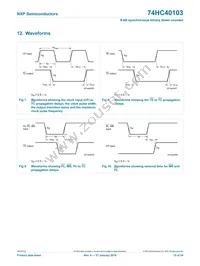 74HC40103DB Datasheet Page 15