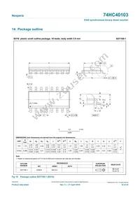 74HC40103PW Datasheet Page 18