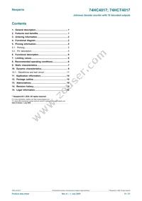 74HC4017DB Datasheet Page 21