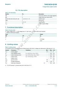 74HC4024D-Q100J Datasheet Page 3