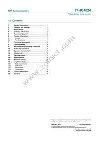 74HC4024N Datasheet Page 19