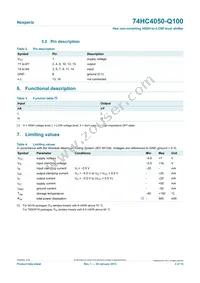 74HC4050D-Q100J Datasheet Page 3