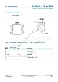 74HC4051N Datasheet Page 4