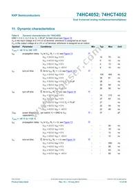 74HC4052N Datasheet Page 13