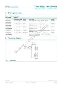 74HC4060N Datasheet Page 2