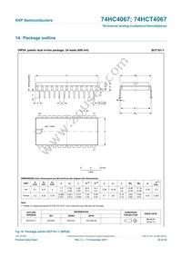 74HC4067N Datasheet Page 22