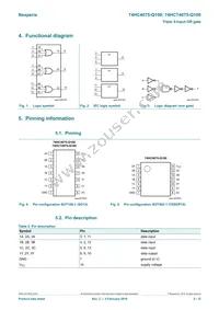 74HC4075D-Q100J Datasheet Page 2