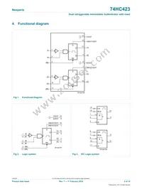 74HC423BQ Datasheet Page 2