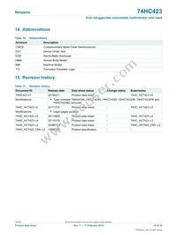 74HC423BQ Datasheet Page 16