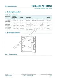 74HC4520N Datasheet Page 2
