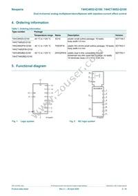 74HC4852PW-Q100 Datasheet Page 2