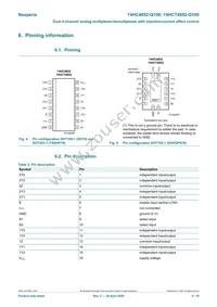 74HC4852PW-Q100 Datasheet Page 4