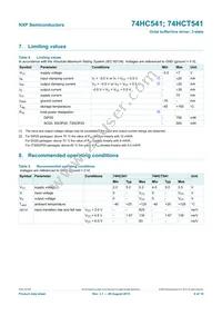 74HC541N Datasheet Page 6