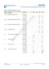 74HC564N Datasheet Page 10