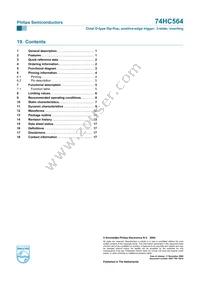 74HC564N Datasheet Page 18