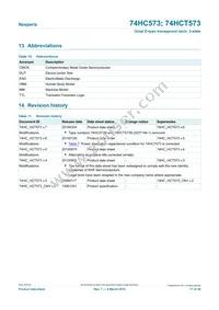74HC573PW/AUJ Datasheet Page 17