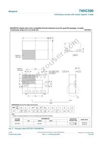 74HC590PW Datasheet Page 16