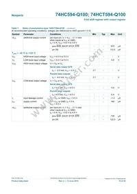 74HC594D-Q100 Datasheet Page 10