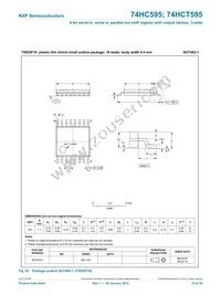 74HC595N Datasheet Page 19