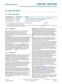 74HC595N Datasheet Page 22