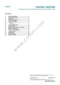 74HC595PW/AUJ Datasheet Page 22