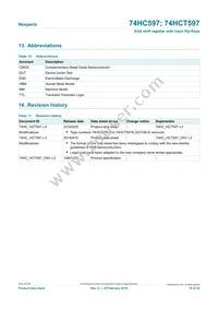 74HC597D/AUJ Datasheet Page 19