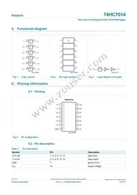 74HC7014D Datasheet Page 2