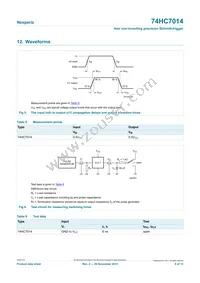 74HC7014D Datasheet Page 6