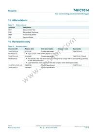 74HC7014D Datasheet Page 9