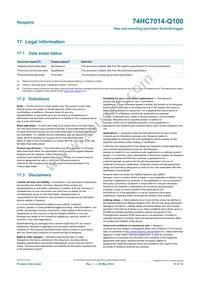 74HC7014D-Q100J Datasheet Page 10