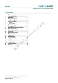 74HC7014D-Q100J Datasheet Page 12