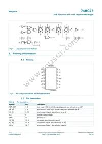 74HC73DB Datasheet Page 3