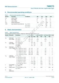 74HC73N Datasheet Page 5